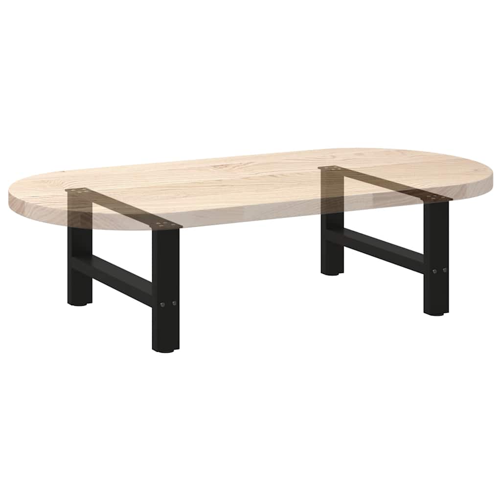 vidaXL Eettafelpoten 2 st 60x(72-73) cm staal zwart