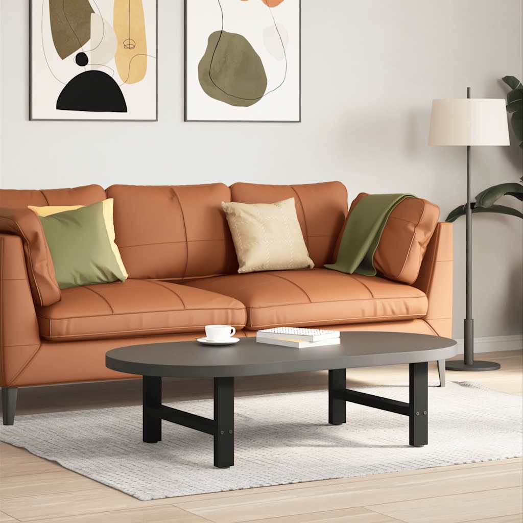 vidaXL Eettafelpoten 2 st 60x(72-73) cm staal zwart