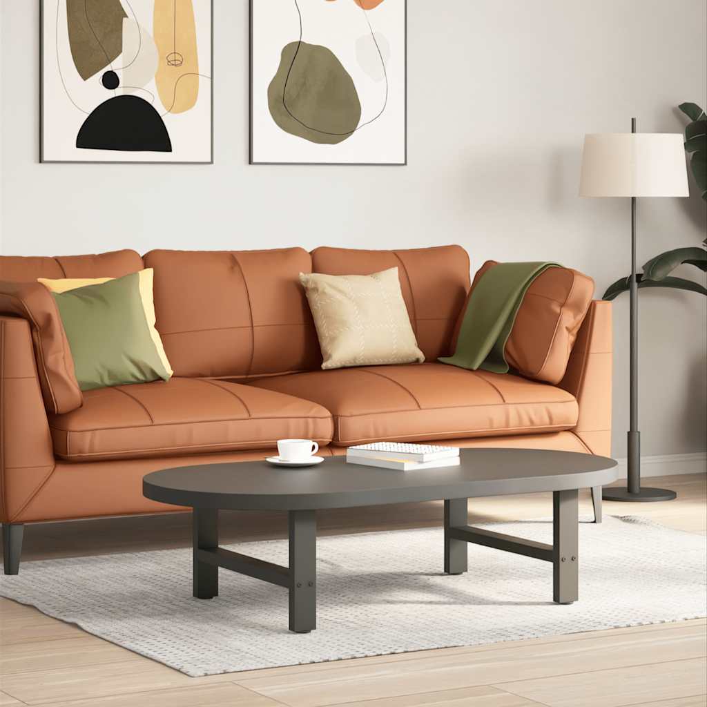 vidaXL Eettafelpoten 2 st 60x(72-73) cm staal zwart