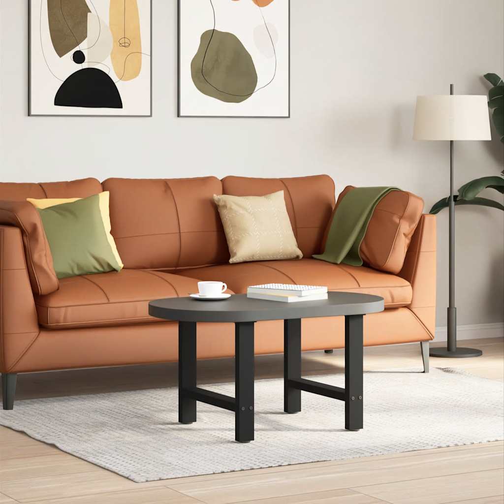vidaXL Eettafelpoten 2 st 60x(72-73) cm staal zwart