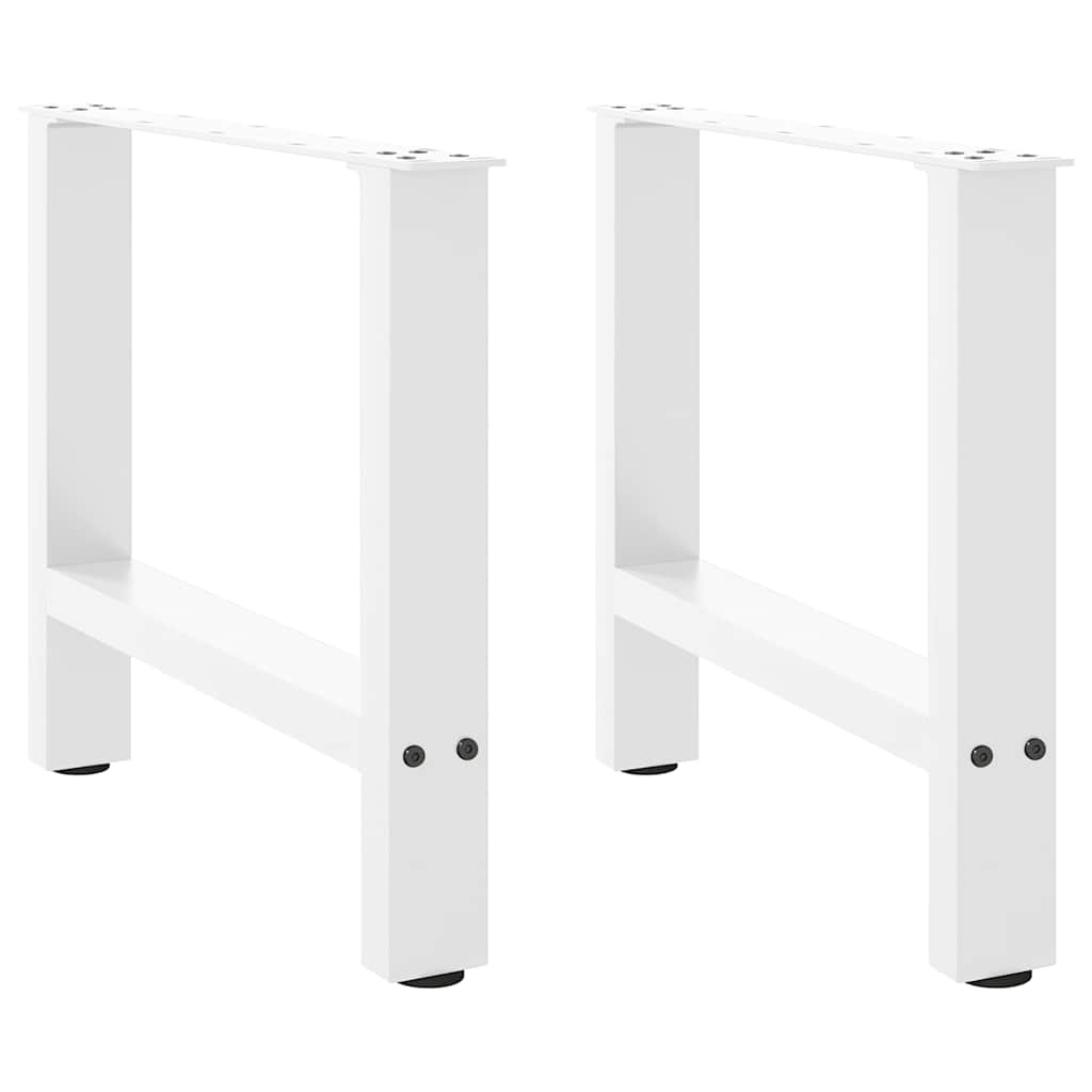 vidaXL Eettafelpoten 2 st 60x(72-73) cm staal zwart