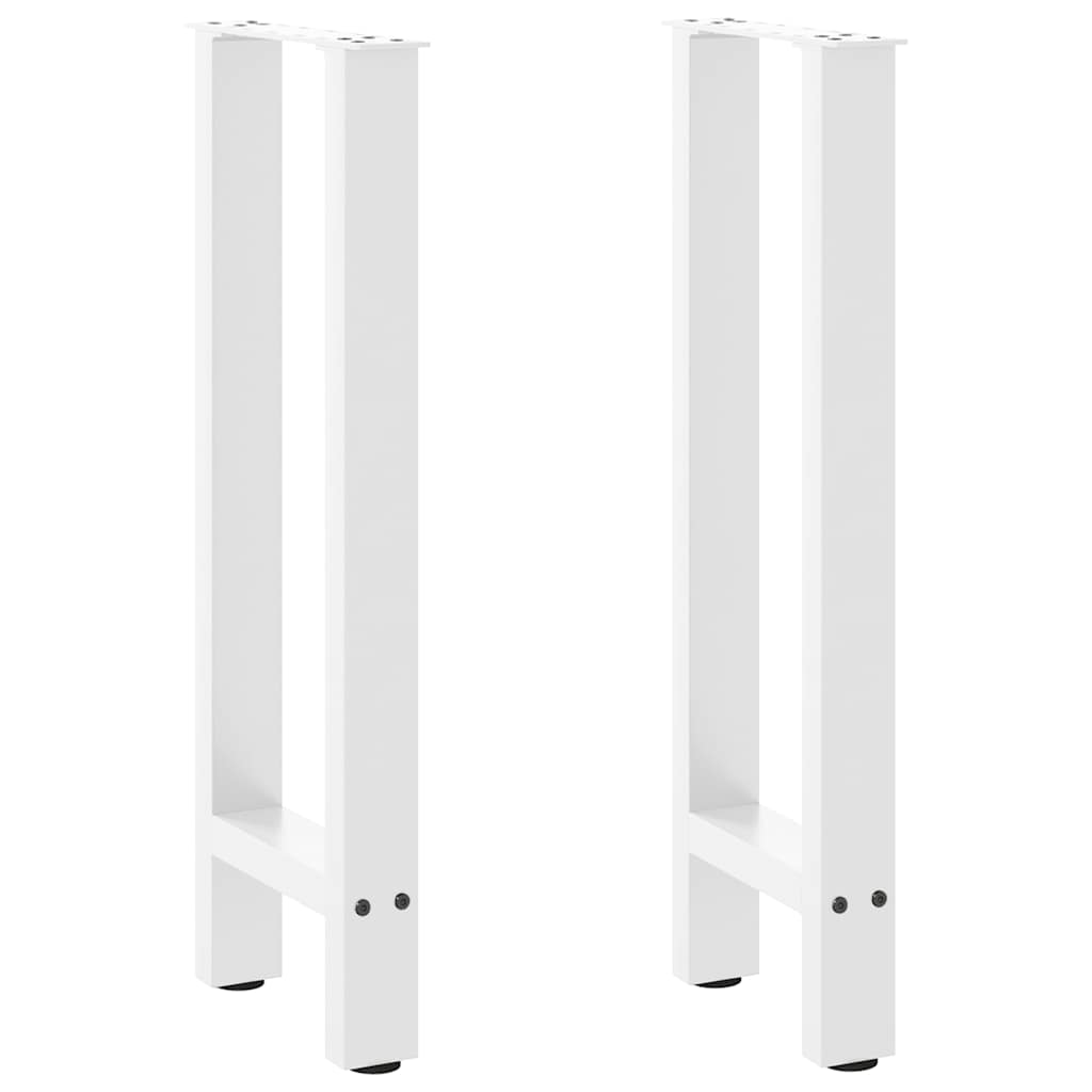 vidaXL Eettafelpoten 2 st 60x(72-73) cm staal zwart