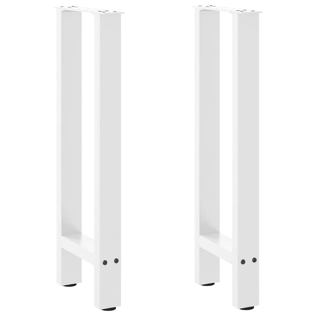 vidaXL Eettafelpoten 2 st 60x(72-73) cm staal zwart