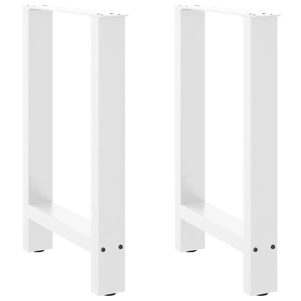 vidaXL Eettafelpoten 2 st 60x(72-73) cm staal zwart