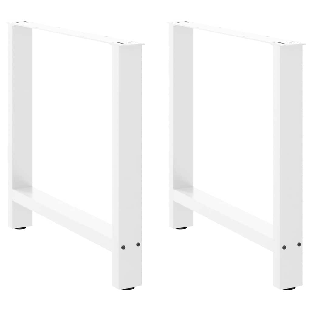 vidaXL Eettafelpoten 2 st 60x(72-73) cm staal zwart