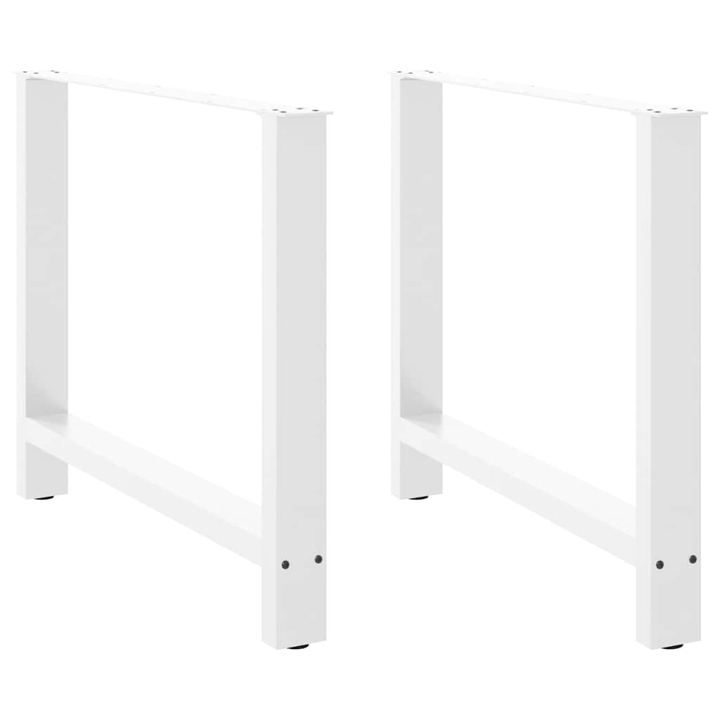 vidaXL Eettafelpoten 2 st 60x(72-73) cm staal zwart