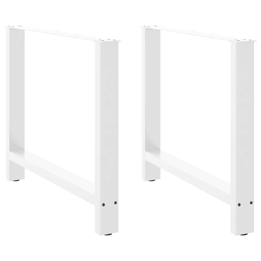vidaXL Eettafelpoten 2 st 60x(72-73) cm staal zwart