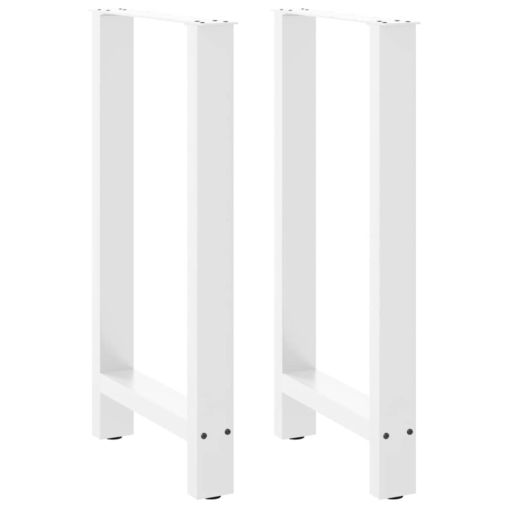 vidaXL Eettafelpoten 2 st 60x(72-73) cm staal zwart