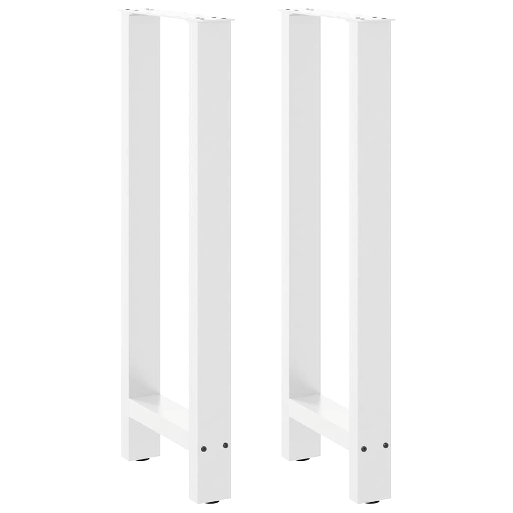 vidaXL Eettafelpoten 2 st 60x(72-73) cm staal zwart