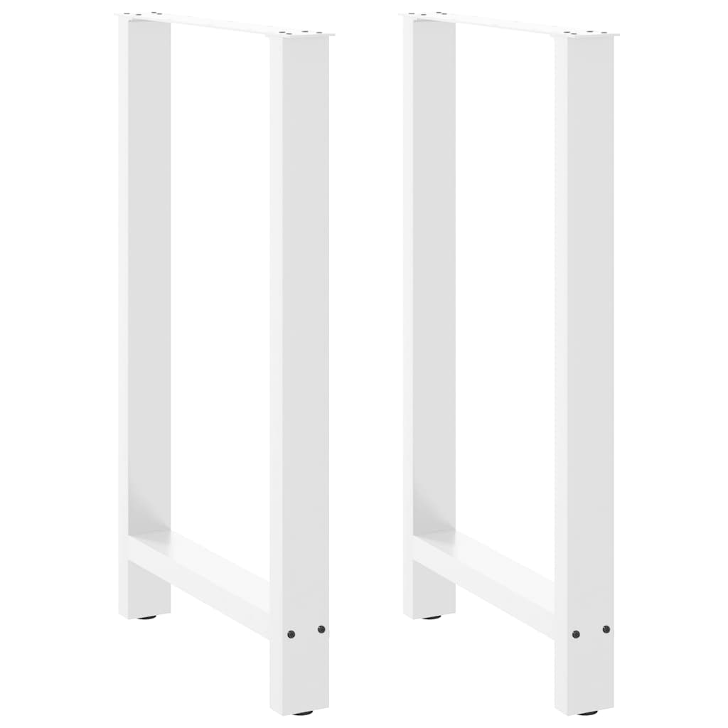 vidaXL Eettafelpoten 2 st 60x(72-73) cm staal zwart