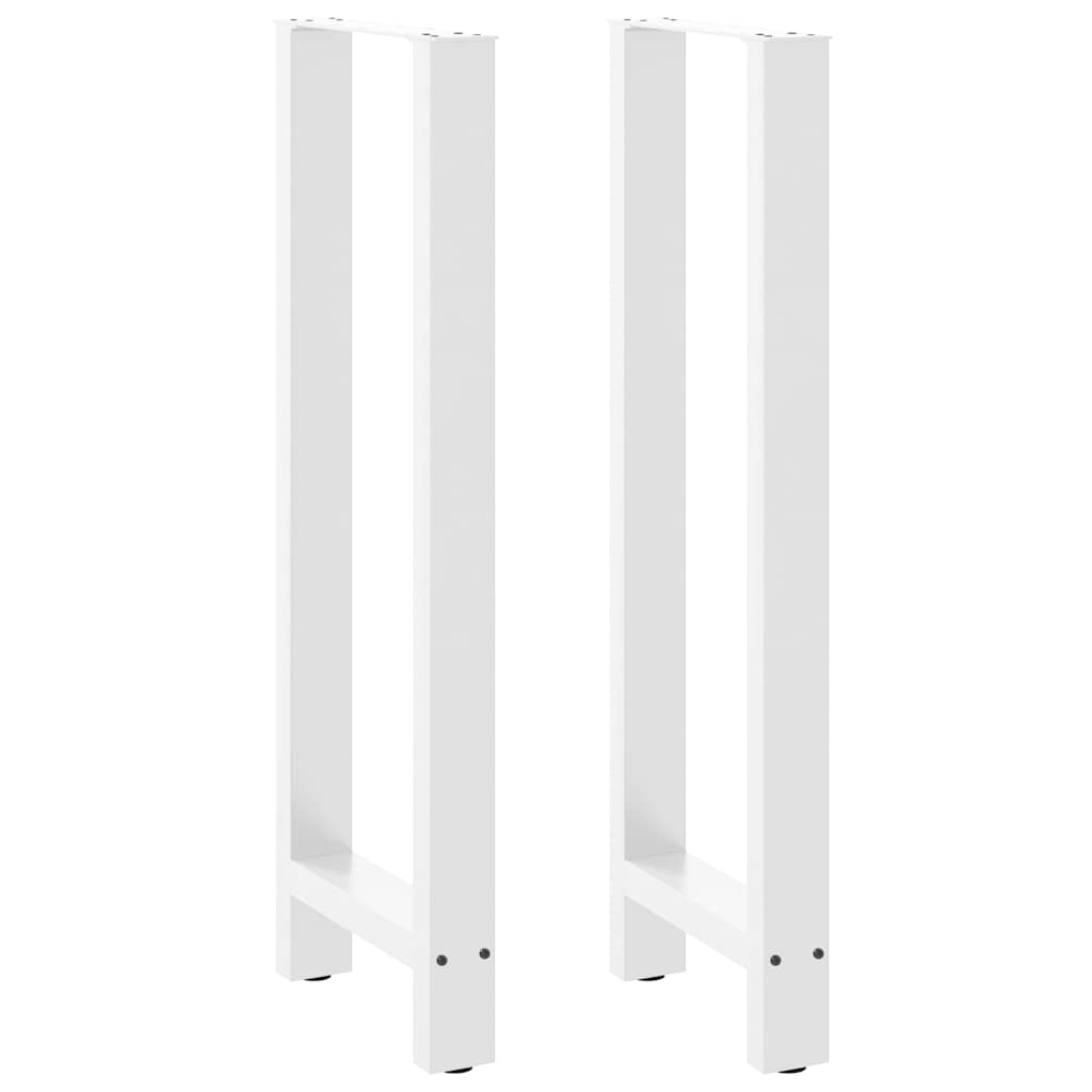 vidaXL Eettafelpoten 2 st 60x(72-73) cm staal zwart