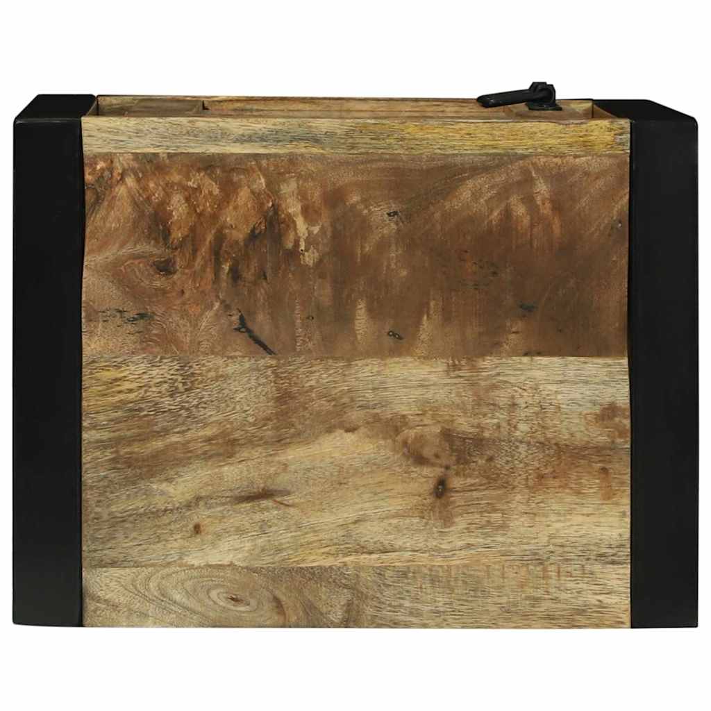 vidaXL Badkamer Wandkast Kleurrijk 40x30x60 cm Massief Hout Gerecycled
