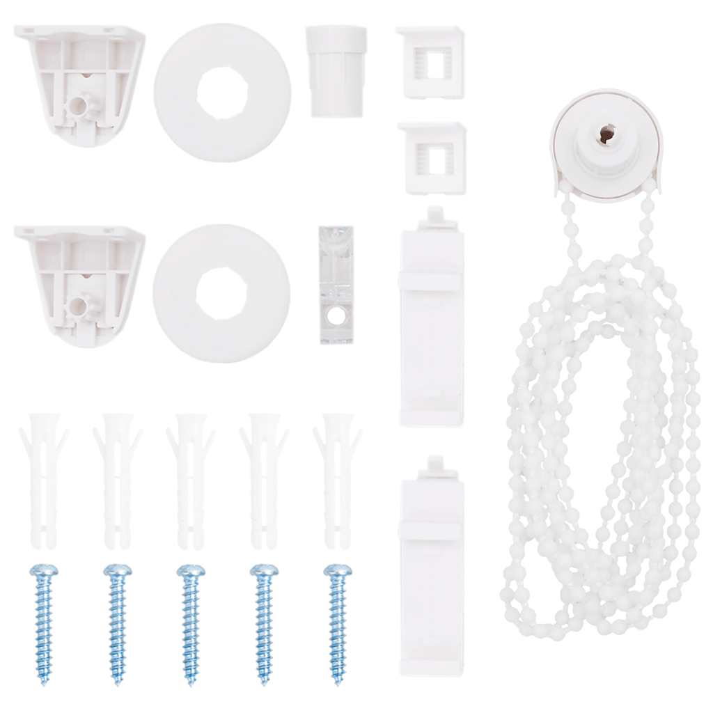 vidaXL 30-delig rolgordijnbeslag 18 mm - Aashly