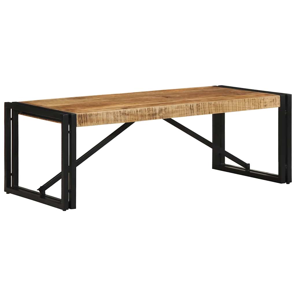 vidaXL Salontafel 100x100x35 cm massief gerecycled hout meerkleurig - Aashly