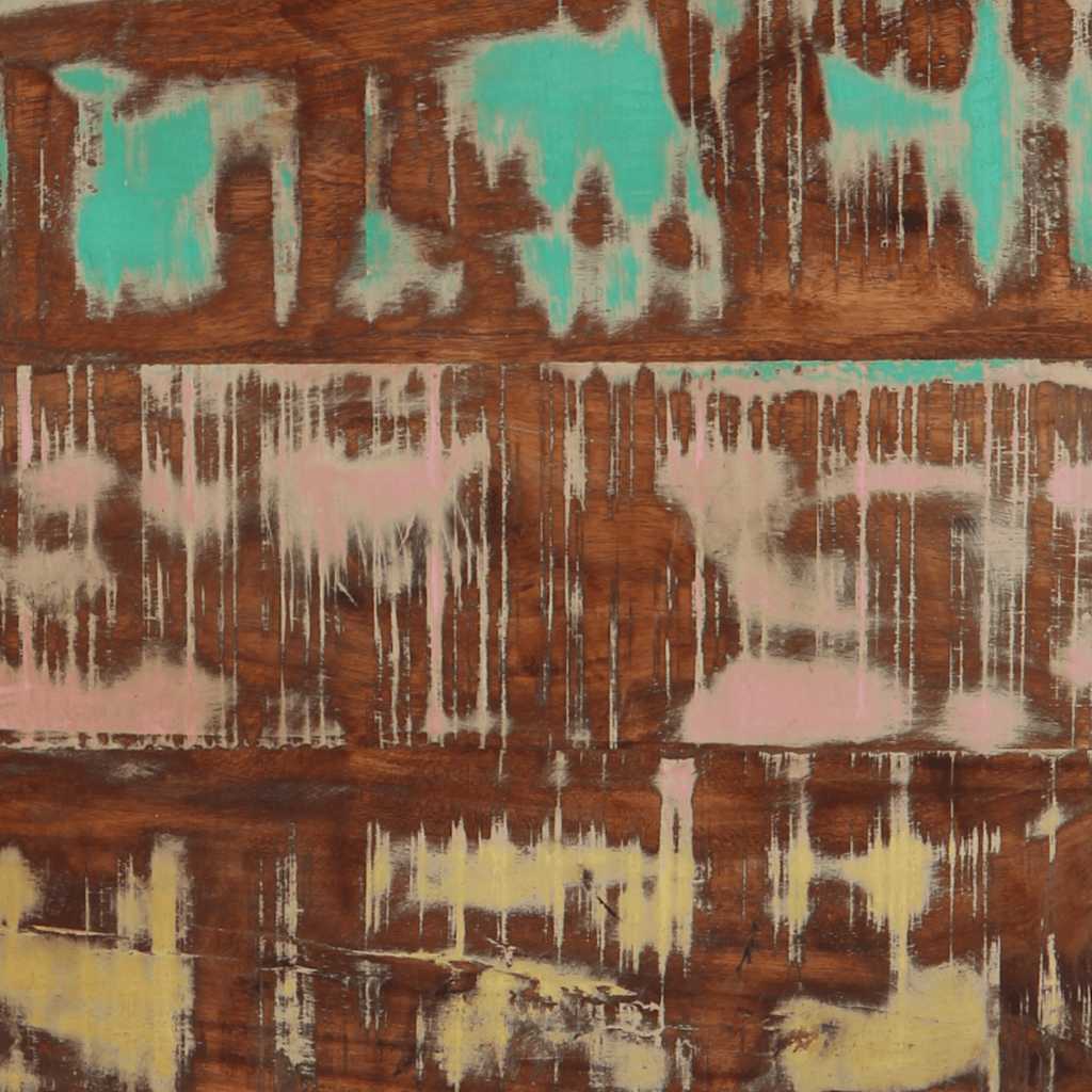 vidaXL Nachtkastje 40x40x59 cm Massief ruw hout Mango
