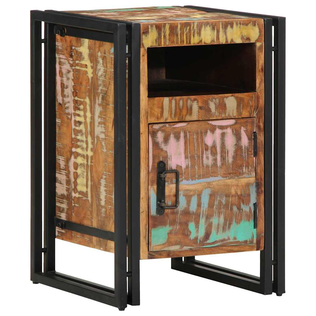 vidaXL Nachtkastje 40x40x59 cm Massief ruw hout Mango