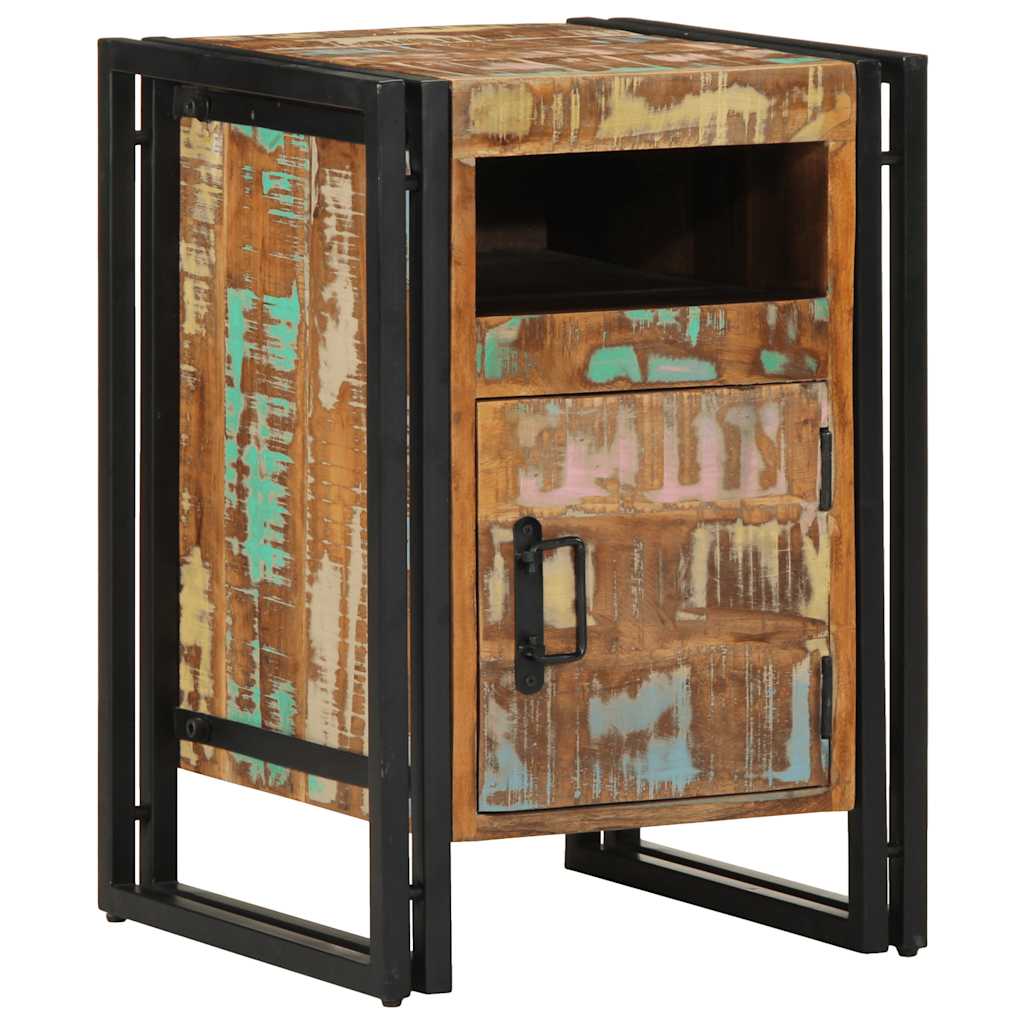 vidaXL Nachtkastje 40x40x59 cm Massief ruw hout Mango