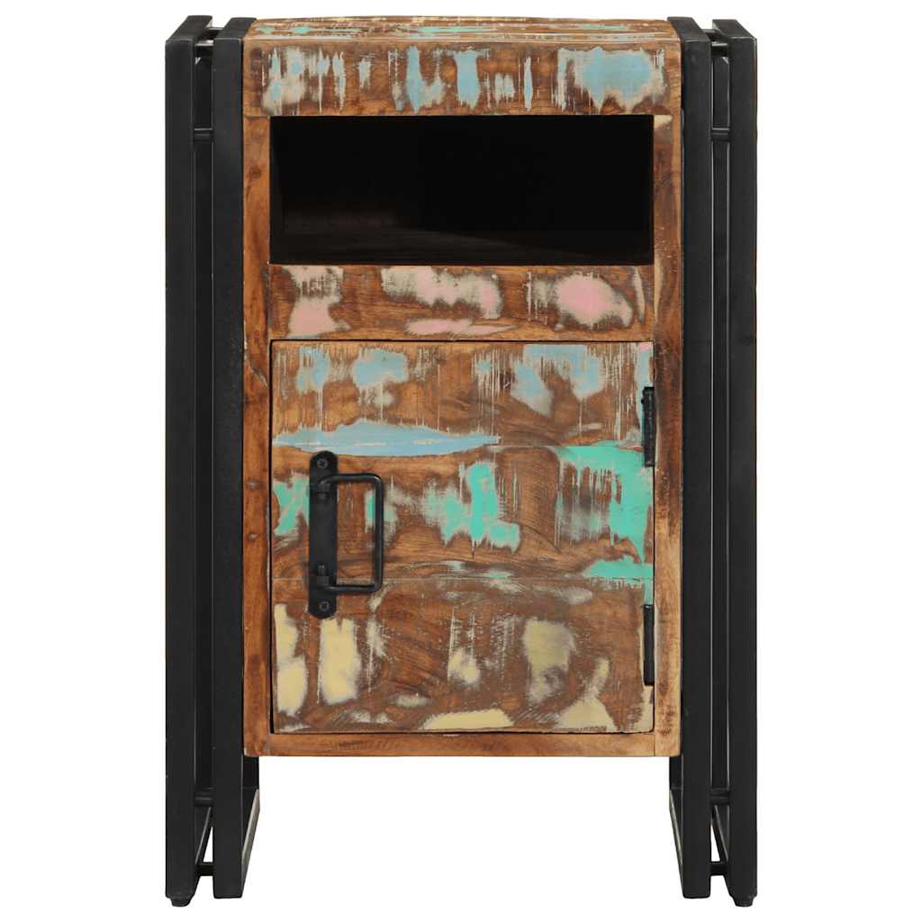 vidaXL Nachtkastje 40x40x59 cm Massief ruw hout Mango