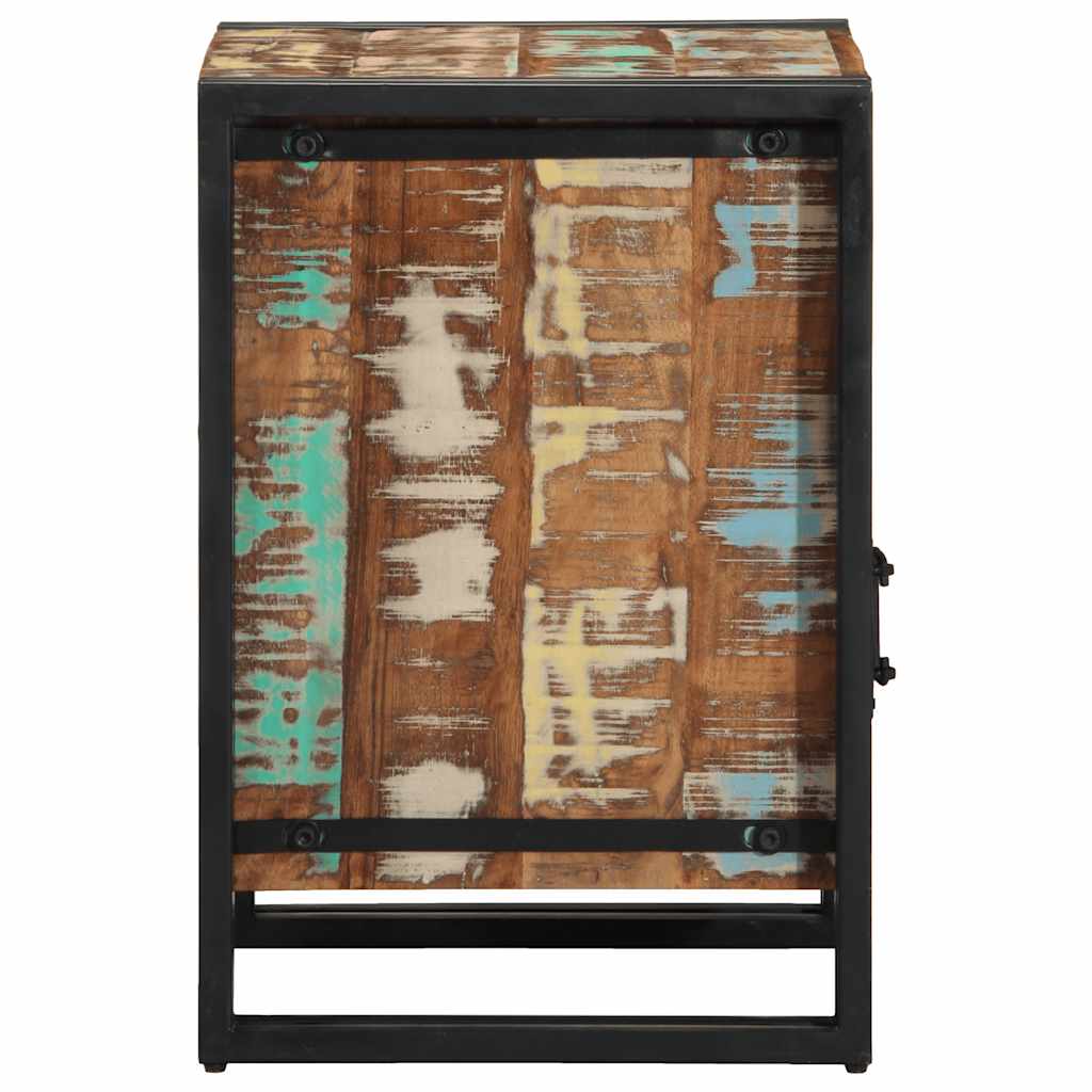 vidaXL Nachtkastje 40x40x59 cm Massief ruw hout Mango