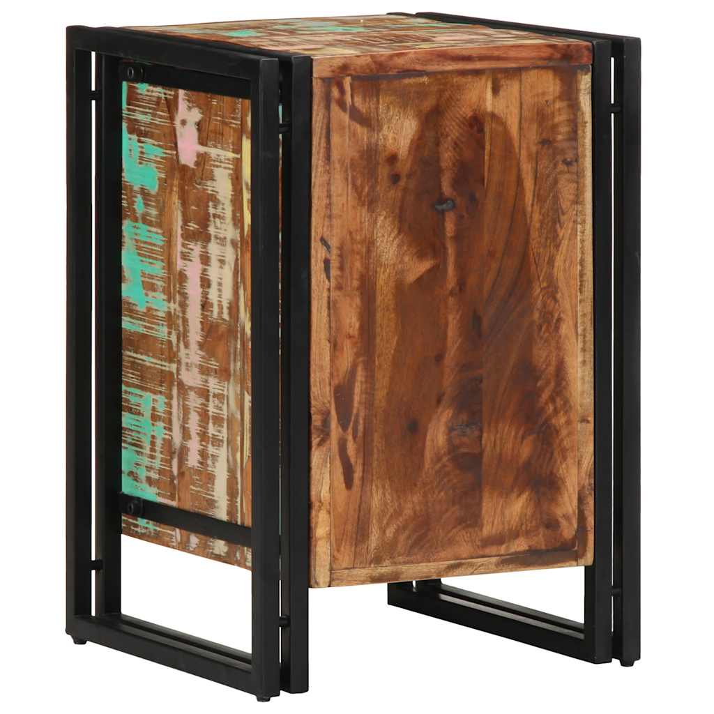 vidaXL Nachtkastje 40x40x59 cm Massief ruw hout Mango