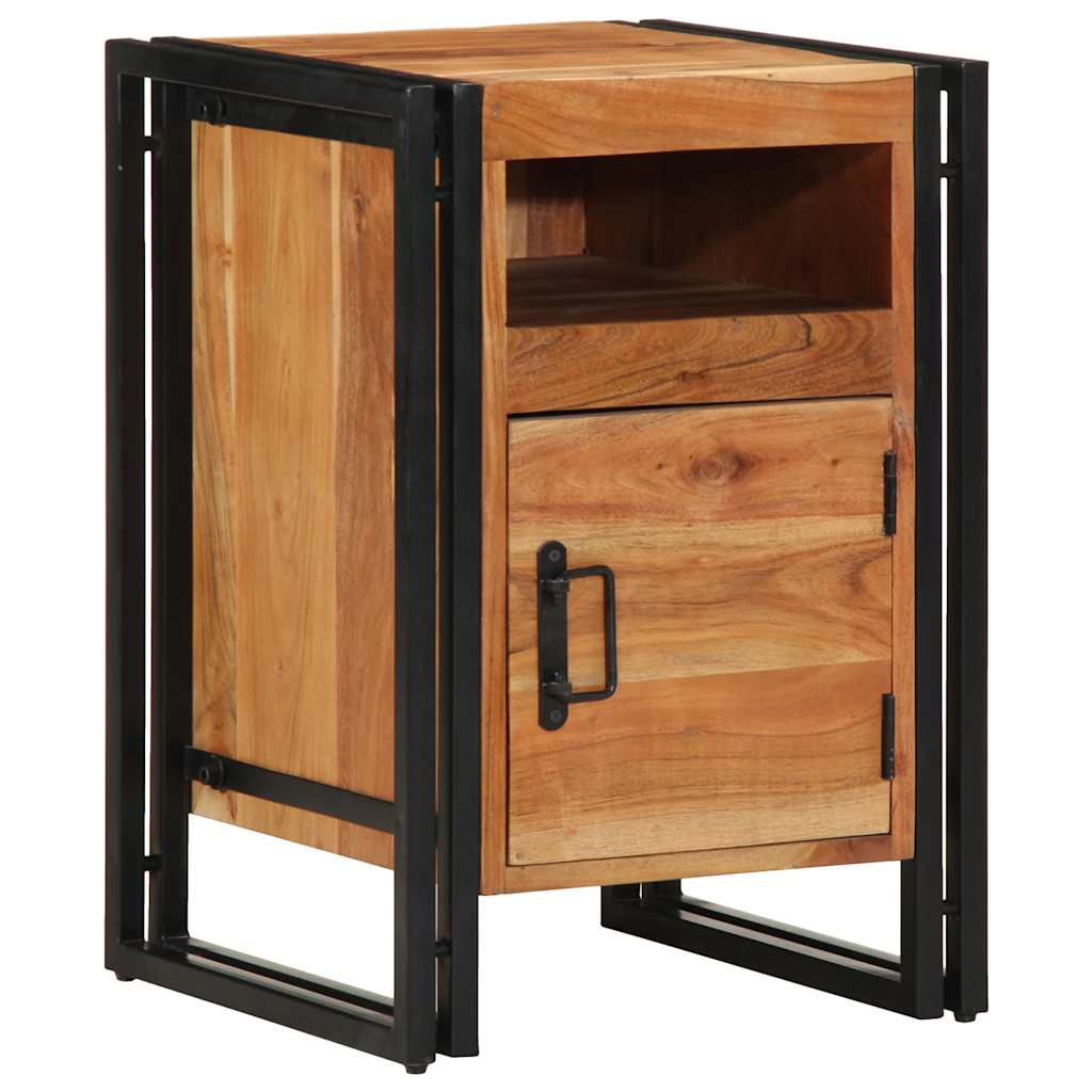 vidaXL Nachtkastje 40x40x59 cm Massief ruw hout Mango