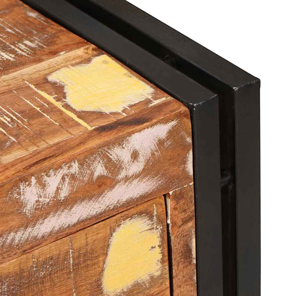 vidaXL Dressoir met lade Bruin 66 x 33 x 70 cm massief mangohout