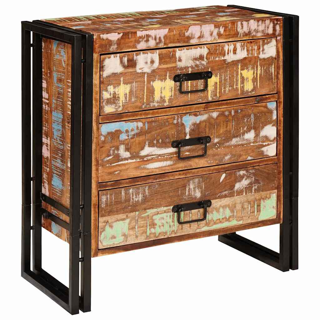 vidaXL Dressoir met lade Bruin 66 x 33 x 70 cm massief mangohout