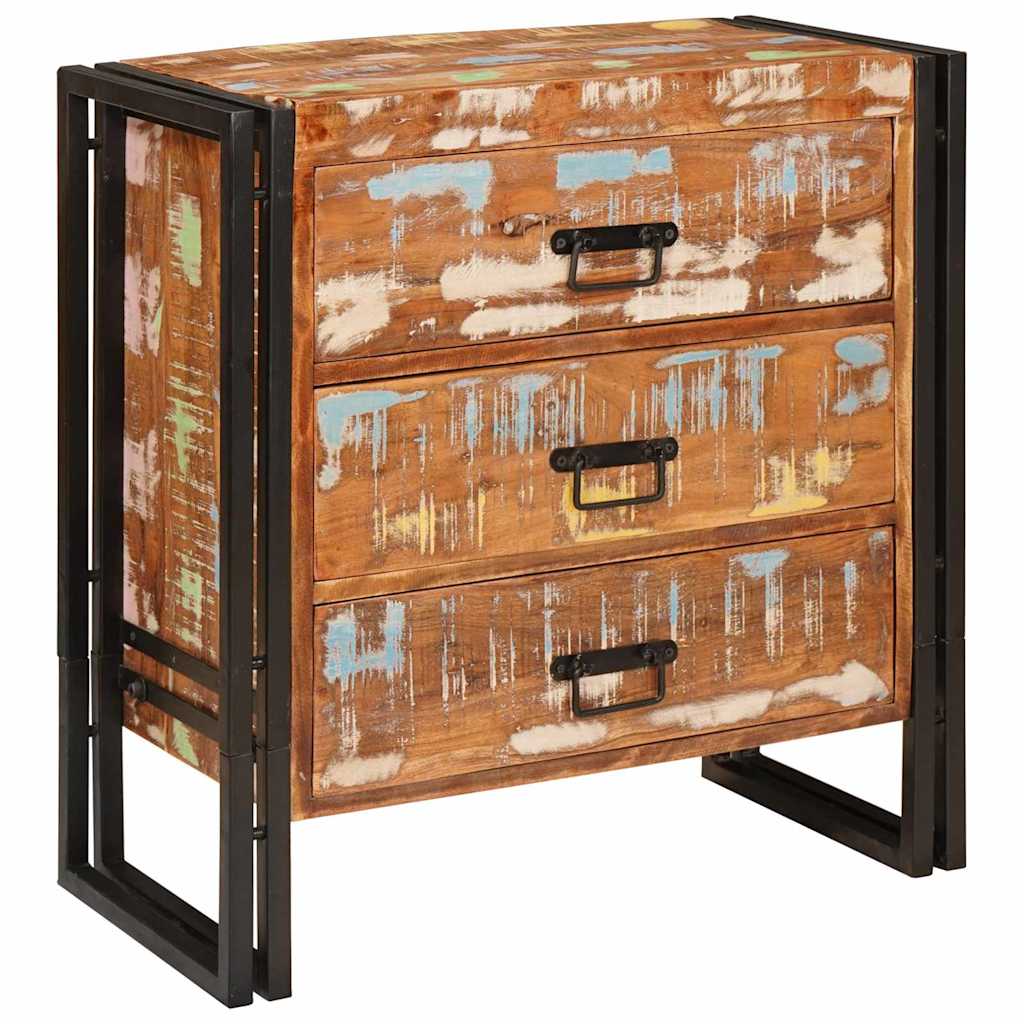 vidaXL Dressoir met lade Bruin 66 x 33 x 70 cm massief mangohout
