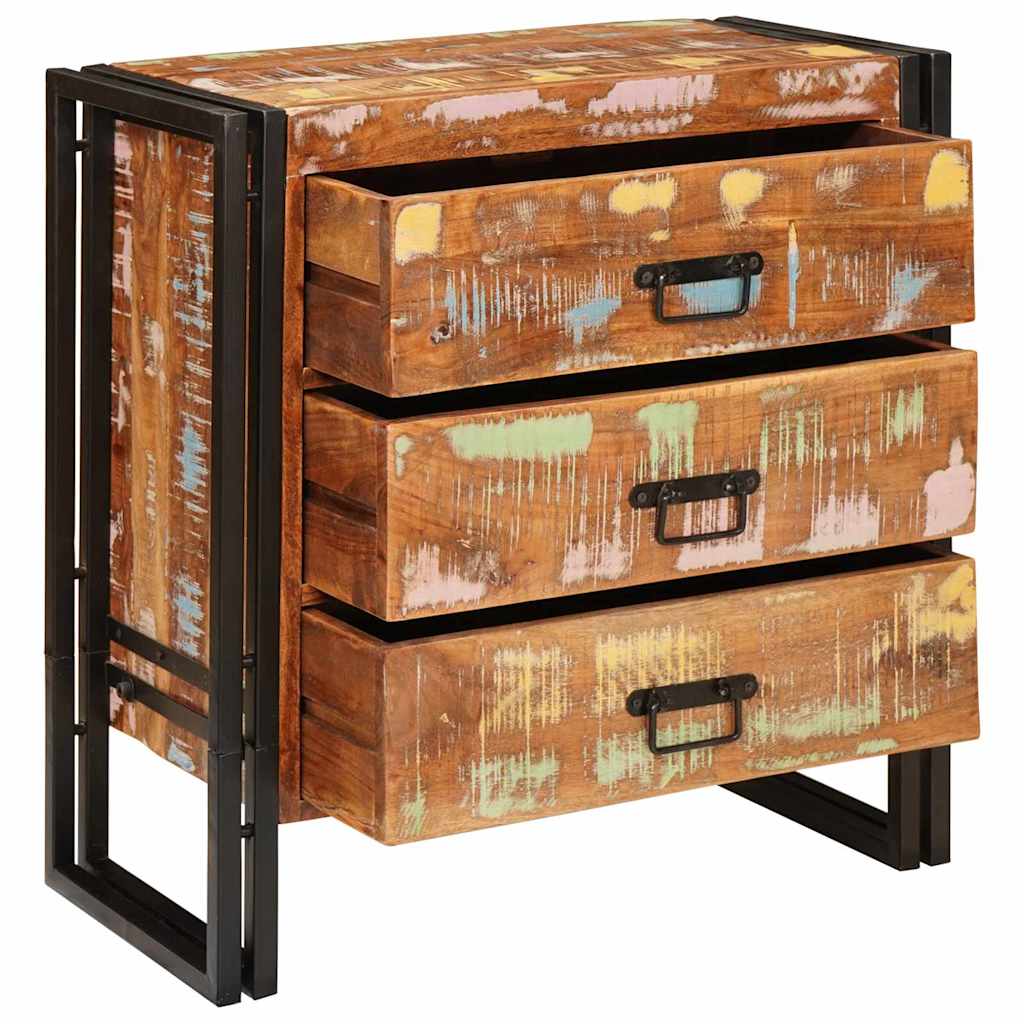 vidaXL Dressoir met lade Bruin 66 x 33 x 70 cm massief mangohout