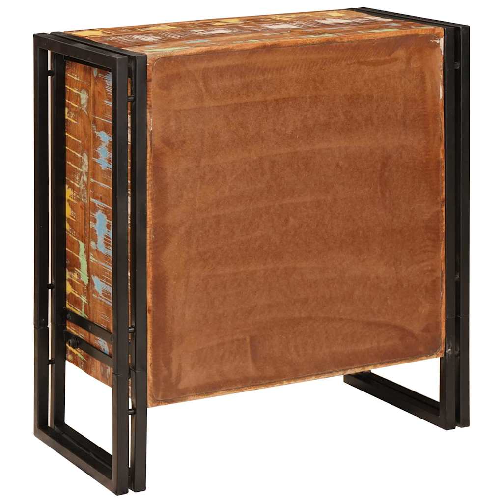 vidaXL Dressoir met lade Bruin 66 x 33 x 70 cm massief mangohout