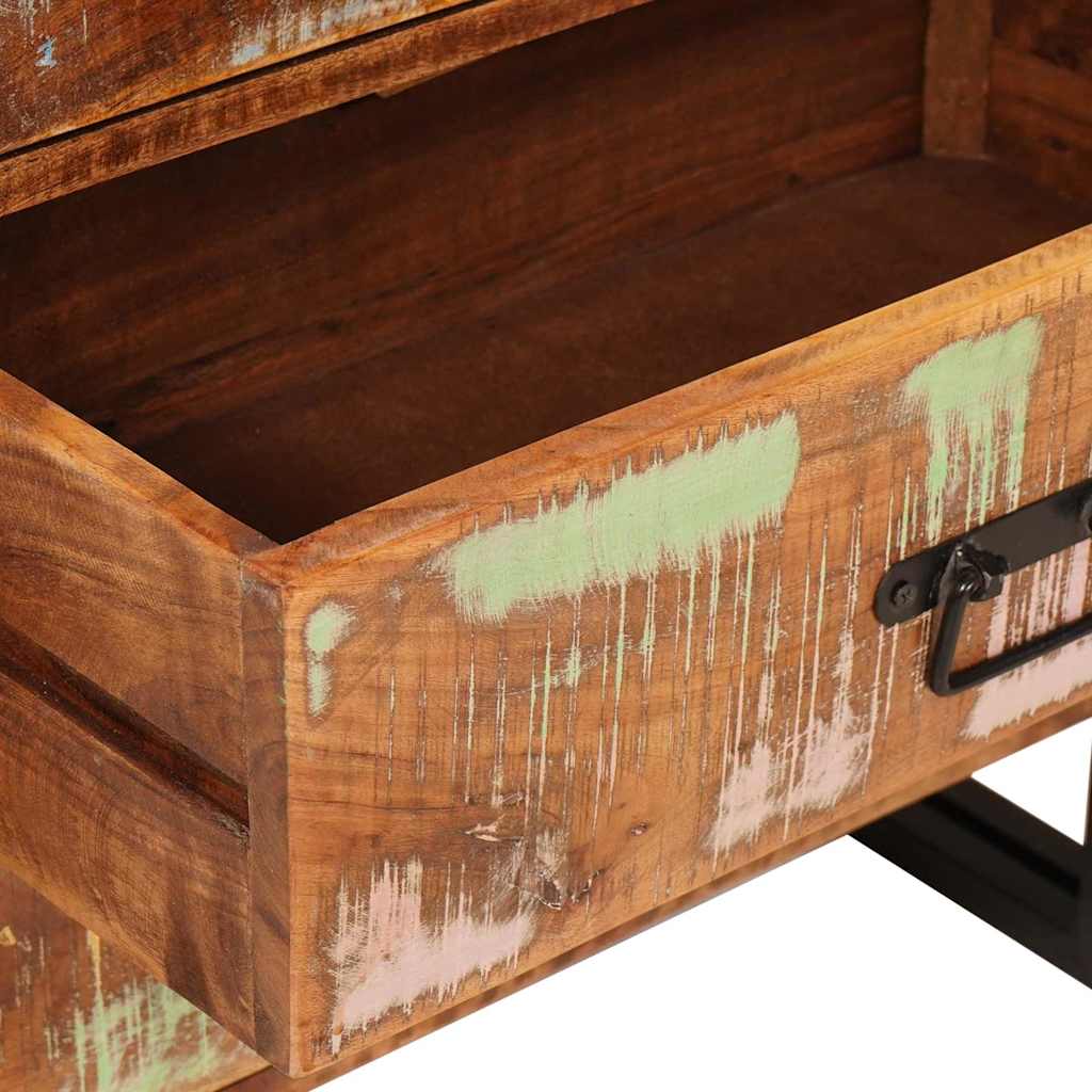 vidaXL Dressoir met lade Bruin 66 x 33 x 70 cm massief mangohout