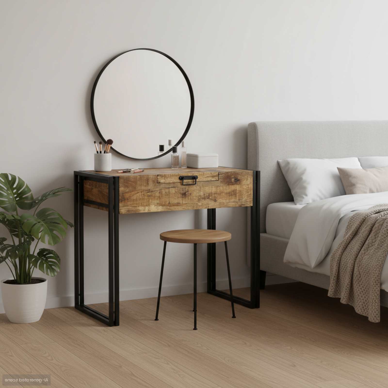 vidaXL Kaptafel 90x50x75 cm van Massief Mango Hout