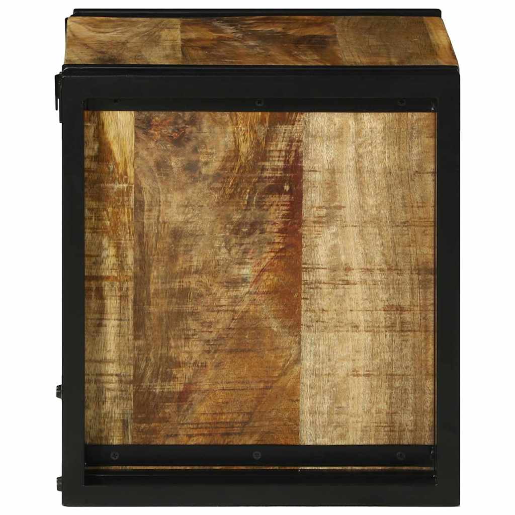 vidaXL Wijnrek 34.5 x 35 x 39 cm Massief Hout Ruw Mangohout