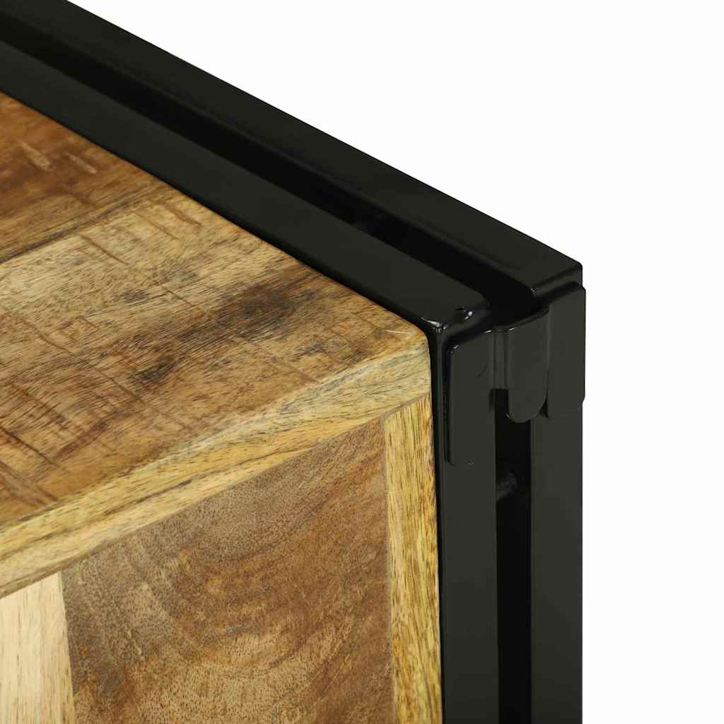 vidaXL Wijnrek 34.5 x 35 x 39 cm Massief Hout Ruw Mangohout