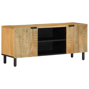 vidaXL Tv-meubel 105x33x46 cm massief mangohout bruin
