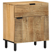 vidaXL Nachtkastje 50x33x60 cm massief mangohout bruin