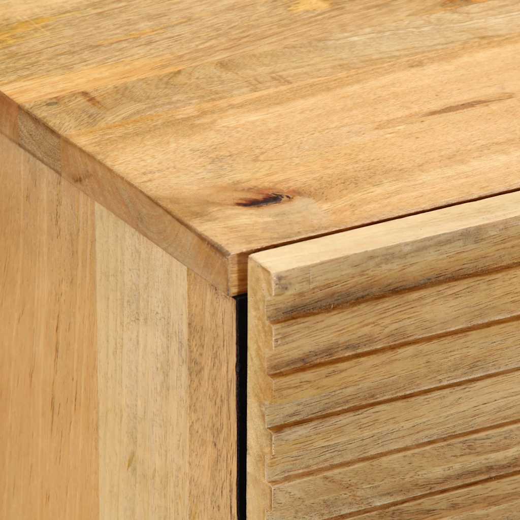 vidaXL Nachtkastje 50x33x60 cm massief mangohout bruin - Aashly