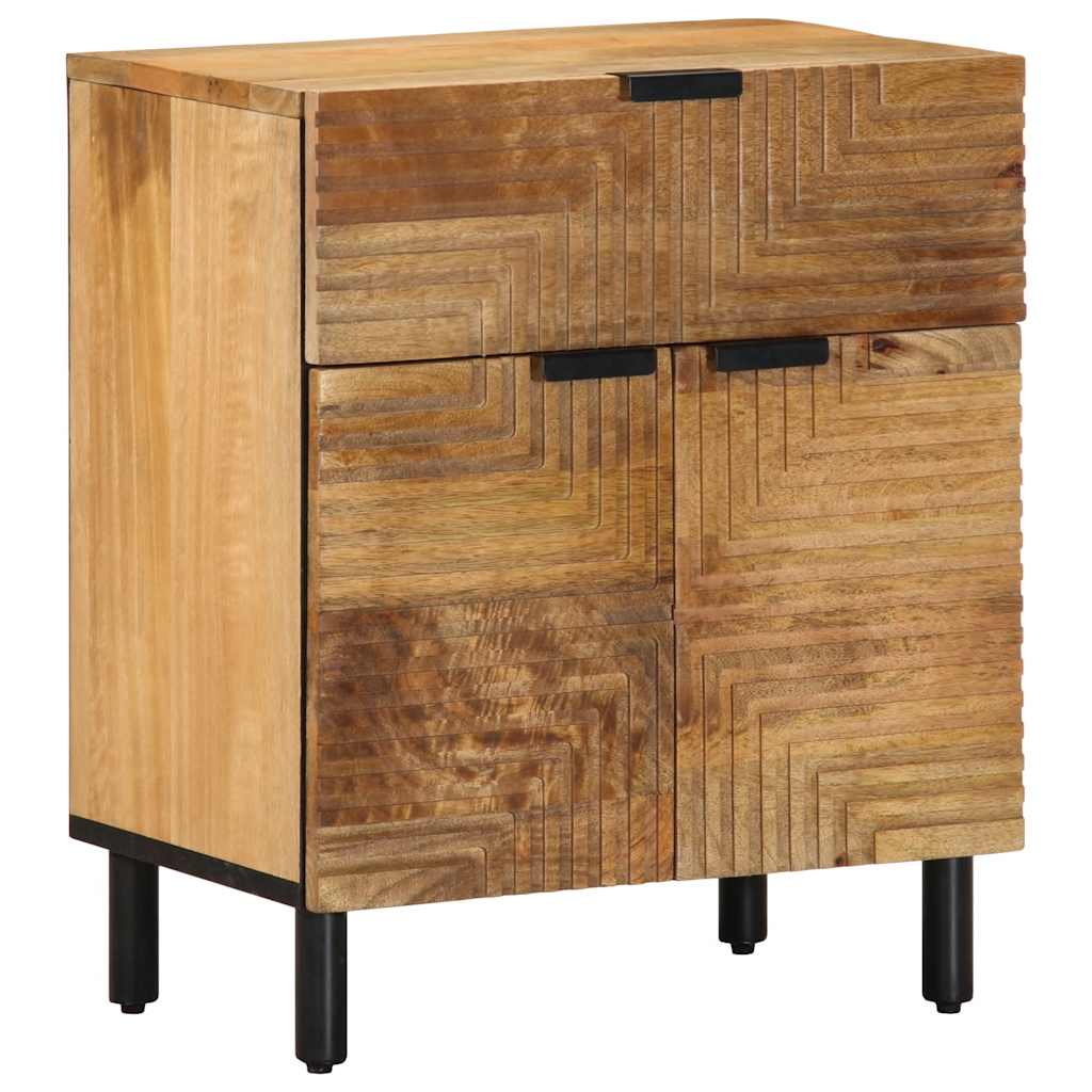 vidaXL Bedside Table 50x33x60 cm Solid Mango Wood Brown