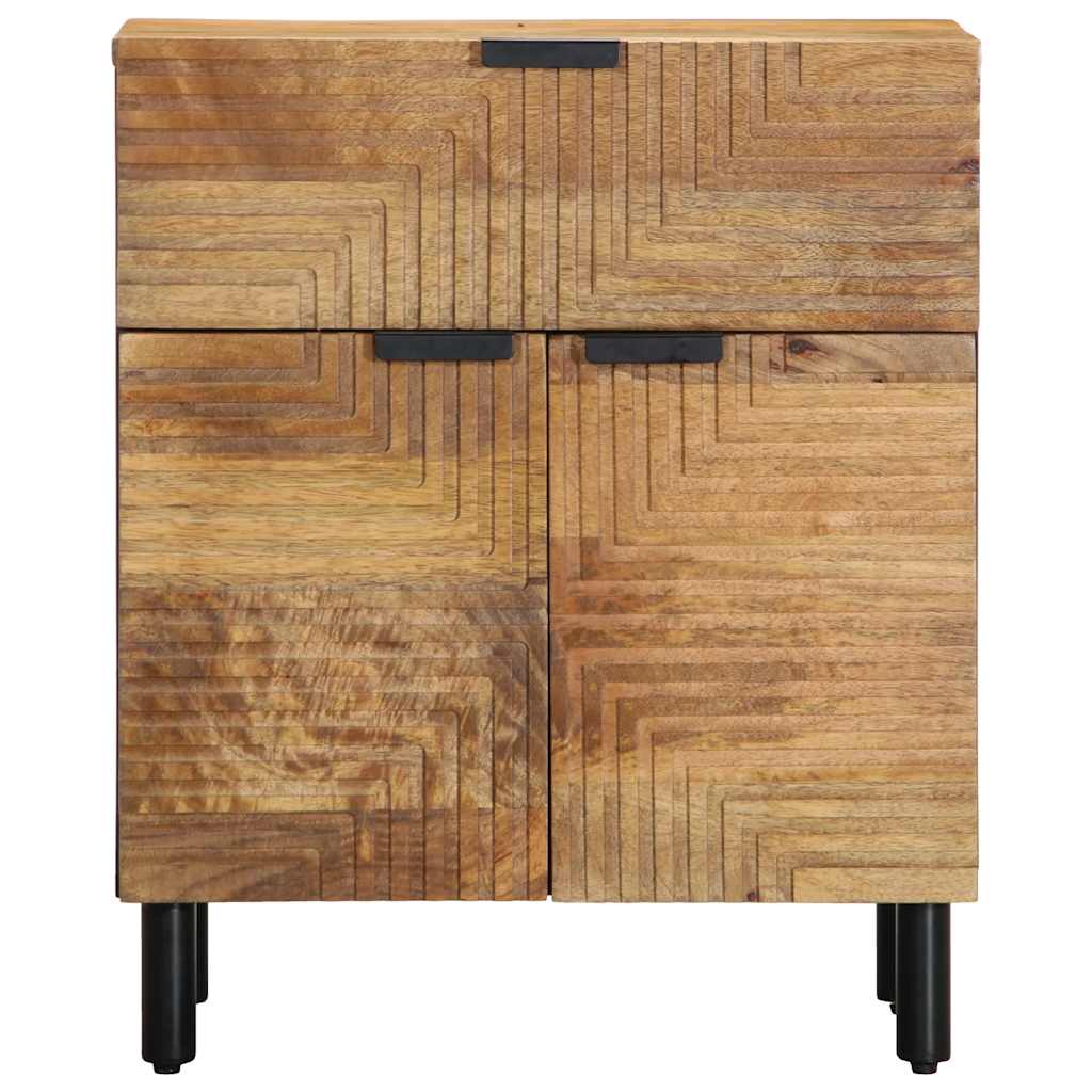 vidaXL Bedside Table 50x33x60 cm Solid Mango Wood Brown