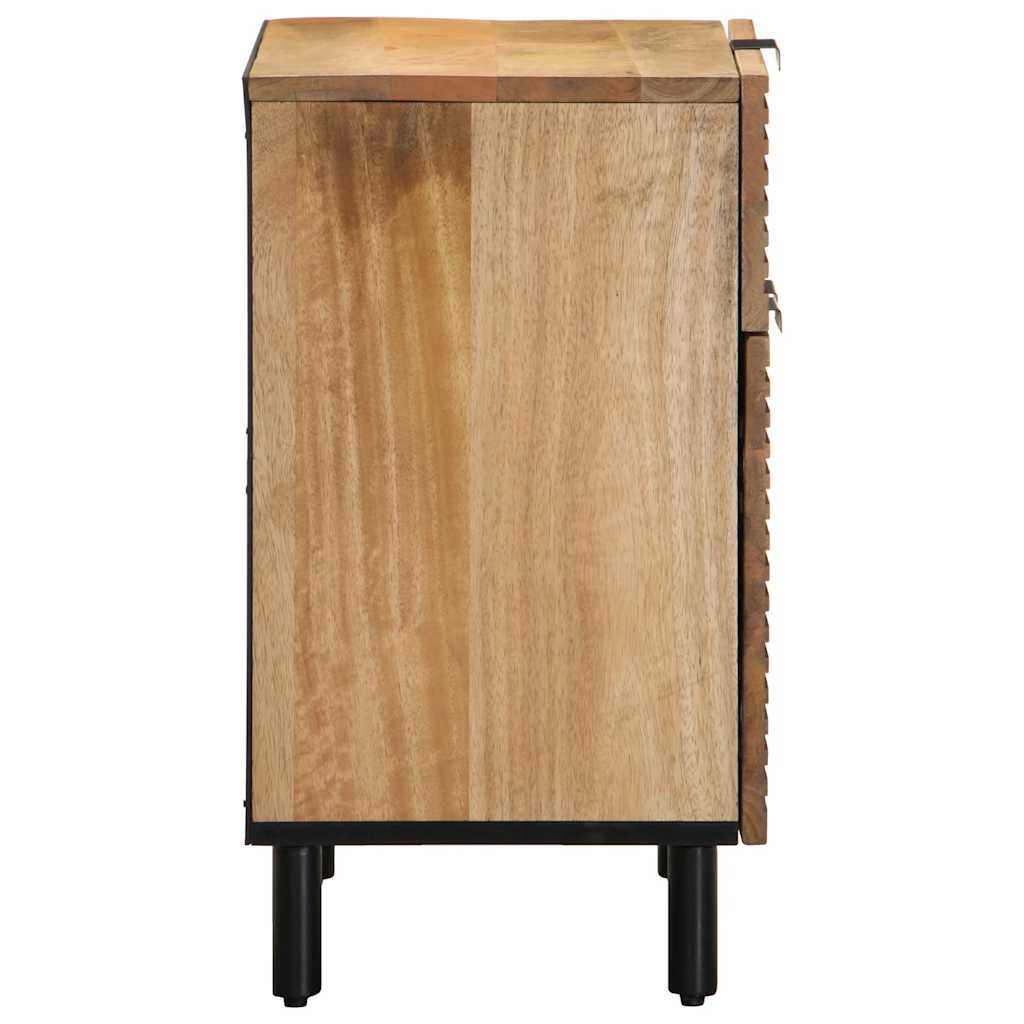 vidaXL Bedside Table 50x33x60 cm Solid Mango Wood Brown