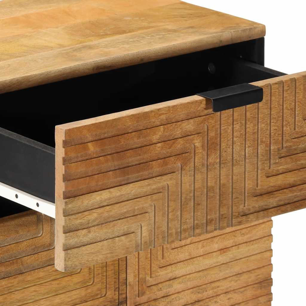 vidaXL Bedside Table 50x33x60 cm Solid Mango Wood Brown
