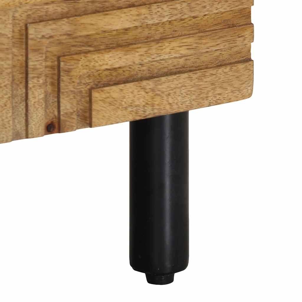 vidaXL Bedside Table 50x33x60 cm Solid Mango Wood Brown