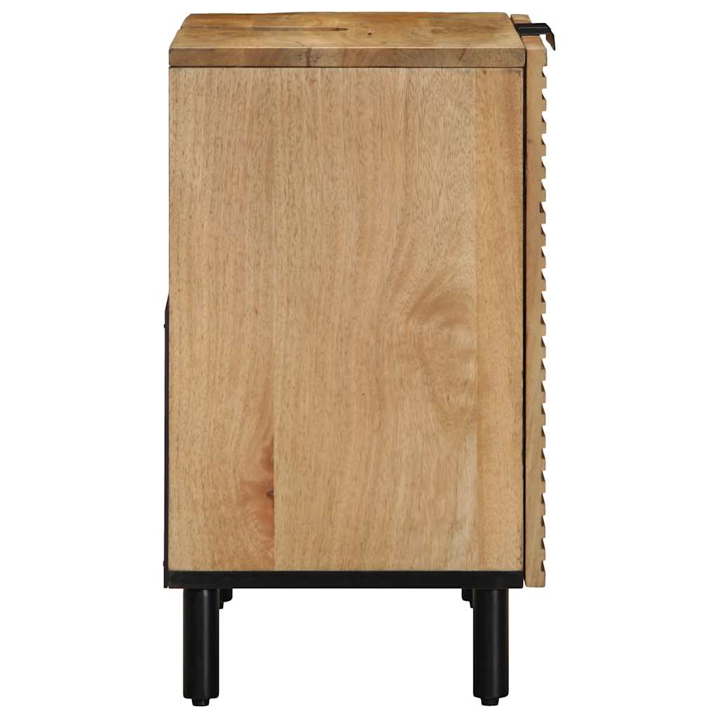 vidaXL Wastafelmeubel 62x33x58 cm massief mango bruin