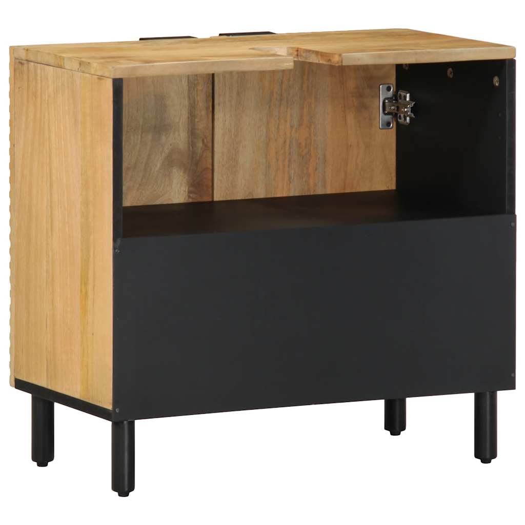 vidaXL Wastafelmeubel 62x33x58 cm massief mango bruin