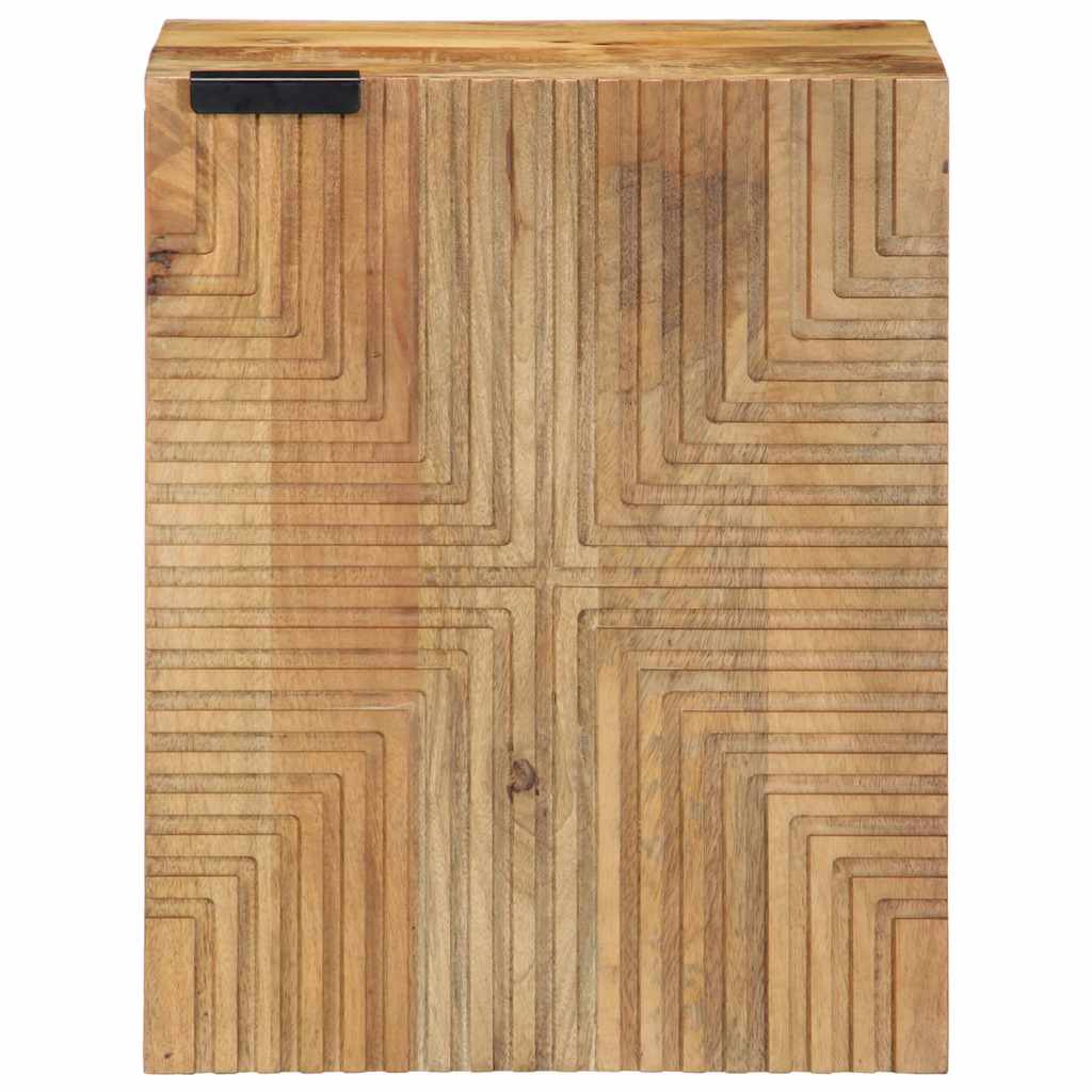 vidaXL Badkamerhangkast 38x33,5x48 cm massief mangohout bruin
