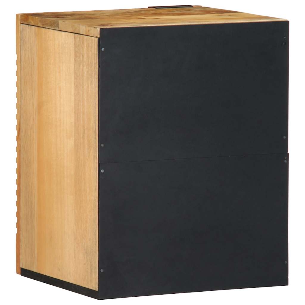 vidaXL Badkamerhangkast 38x33,5x48 cm massief mangohout bruin