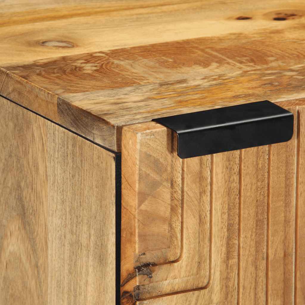 vidaXL Badkamerhangkast 38x33,5x48 cm massief mangohout bruin
