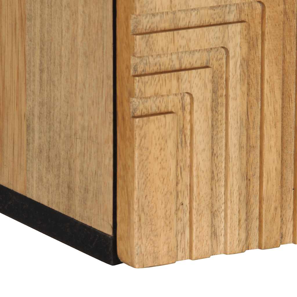 vidaXL Badkamerhangkast 38x33,5x48 cm massief mangohout bruin
