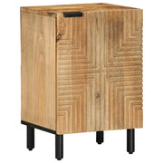 vidaXL Badkamerkast 38x33,5x58 cm massief mangohout bruin - Aashly
