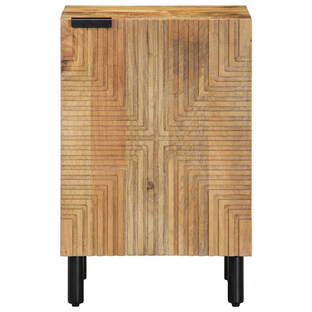 vidaXL Badkamerkast 38x33,5x58 cm massief mangohout bruin - Aashly